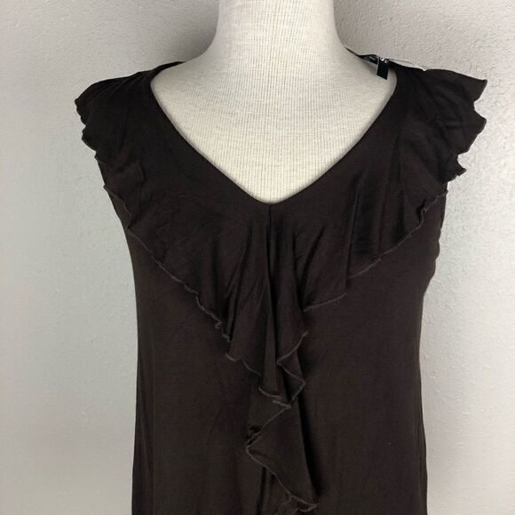 NWT Luciano Dante Brown Sleeveless Top Size M - Picture 2 of 8
